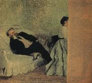 Edgar Degas Mr Edward and Mis Edward France oil painting artist